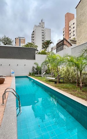 Studio para alugar com 25m², 1 quarto e sem vaga Studio para alugar com 25m², 1 quarto e sem vagaPiscina