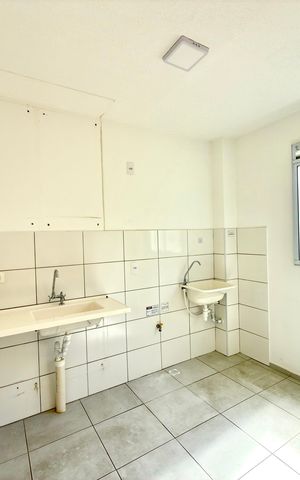 Apartamento à venda com 42m², 2 quartos e 1 vaga Apartamento à venda com 42m², 2 quartos e 1 vagaCozinha e Área de Serviço