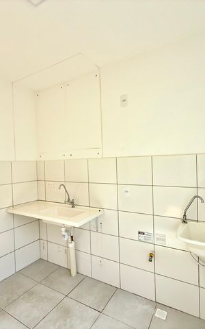 Apartamento à venda com 42m², 2 quartos e 1 vaga Apartamento à venda com 42m², 2 quartos e 1 vagaCozinha e Área de Serviço