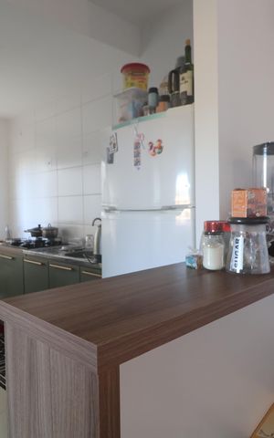 Apartamento à venda com 44m², 2 quartos e 1 vagaCozinha e Área de Serviço