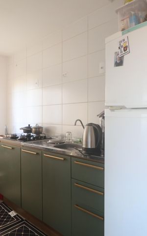 Apartamento à venda com 44m², 2 quartos e 1 vagaCozinha e Área de Serviço