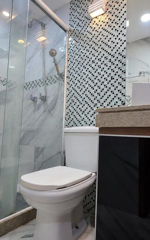 Apartamento à venda com 90m², 3 quartos e 1 vaga Apartamento à venda com 90m², 3 quartos e 1 vagaBanheiro 2