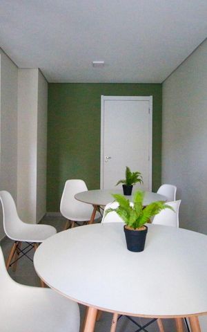 Apartamento para alugar com 27m², 1 quarto e sem vagaÁrea comum - Salão de festas