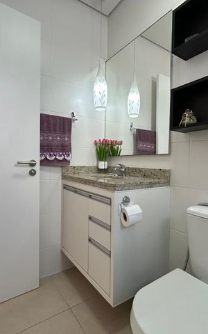 Apartamento para alugar com 84m², 2 quartos e 1 vaga Apartamento para alugar com 84m², 2 quartos e 1 vagaBanheiro suíte