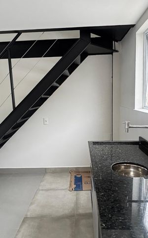 Studio para alugar com 51m², 1 quarto e 1 vaga Studio para alugar com 51m², 1 quarto e 1 vagaCozinha e Área de Serviço