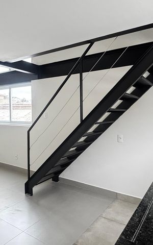 Studio para alugar com 51m², 1 quarto e 1 vaga Studio para alugar com 51m², 1 quarto e 1 vagaCozinha e Área de Serviço