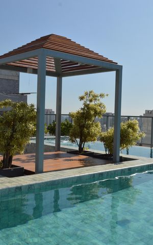 Apartamento para alugar com 50m², 1 quarto e 1 vagaPiscina
