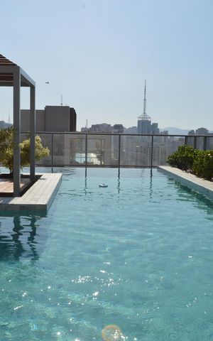 Apartamento para alugar com 50m², 1 quarto e 1 vagaPiscina