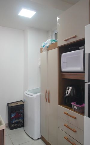 Apartamento para alugar com 60m², 2 quartos e 1 vagaSala/Cozinha