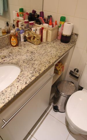 Apartamento à venda com 69m², 2 quartos e 1 vagaBanheiro da suíte