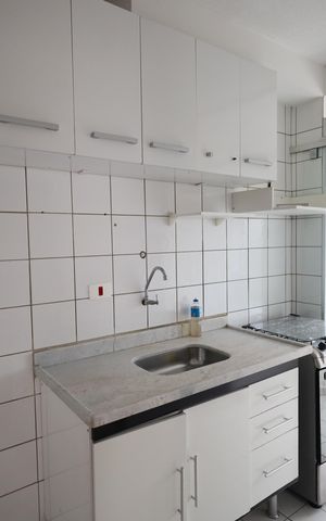Apartamento à venda com 45m², 2 quartos e 1 vagaCozinha e Área de Serviço