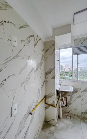 Apartamento para alugar com 42m², 2 quartos e sem vagaCozinha e Área de Serviço