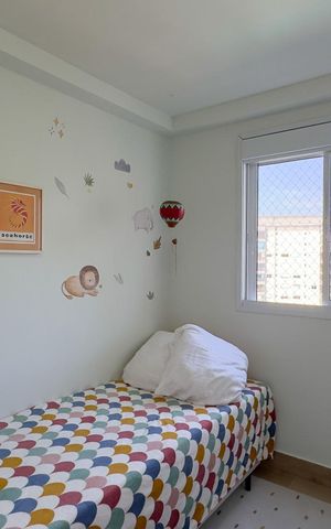 Apartamento à venda com 66m², 2 quartos e 2 vagasQuarto 2