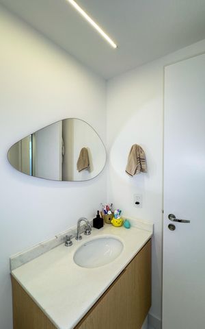 Apartamento à venda com 66m², 2 quartos e 2 vagasBanheiro
