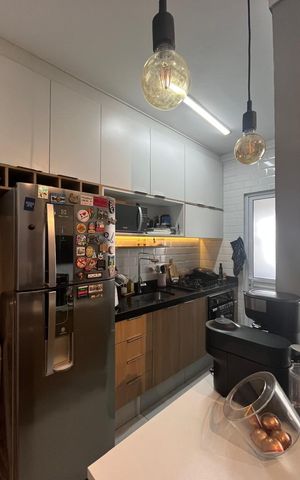 Apartamento à venda com 63m², 2 quartos e 1 vaga Apartamento à venda com 63m², 2 quartos e 1 vagaCozinha