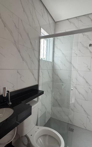 Casa para alugar com 120m², 3 quartos e 1 vaga Casa para alugar com 120m², 3 quartos e 1 vagaBanheiro 2