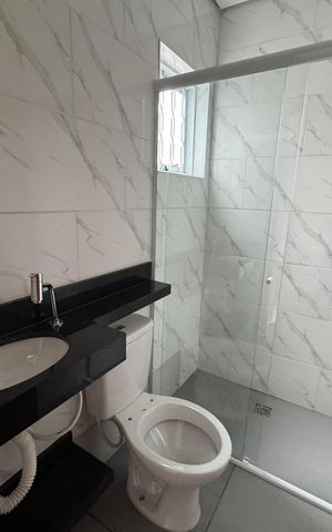 Casa para alugar com 120m², 3 quartos e 1 vaga Casa para alugar com 120m², 3 quartos e 1 vagaBanheiro 2