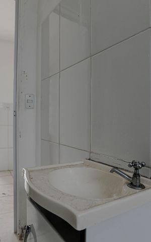 Studio para alugar com 40m², 1 quarto e sem vaga Studio para alugar com 40m², 1 quarto e sem vagaBanheiro