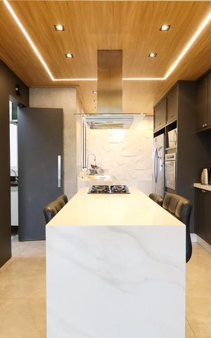 Apartamento para alugar com 98m², 3 quartos e 2 vagasCozinha americana 