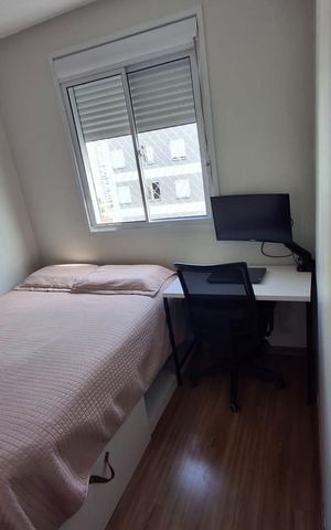 Apartamento à venda com 34m², 2 quartos e sem vaga