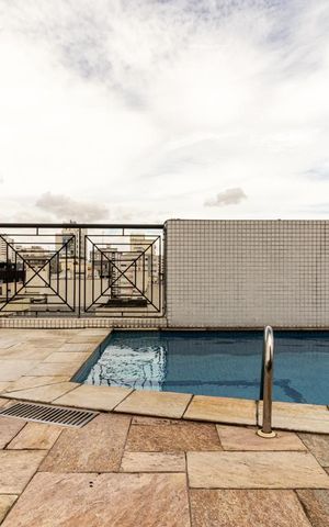 Apartamento à venda com 40m², 1 quarto e 1 vagaPiscina