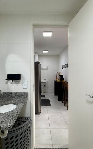 Apartamento para alugar com 35m², 2 quartos e sem vaga Apartamento para alugar com 35m², 2 quartos e sem vagaBanheiro
