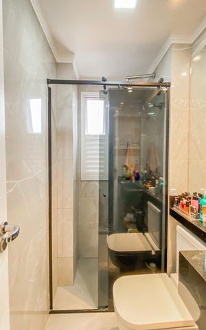 Apartamento para alugar com 58m², 2 quartos e 1 vaga Apartamento para alugar com 58m², 2 quartos e 1 vagaBanheiro
