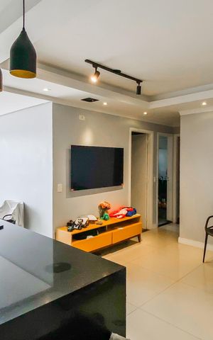 Apartamento para alugar com 58m², 2 quartos e 1 vaga Apartamento para alugar com 58m², 2 quartos e 1 vagaSala