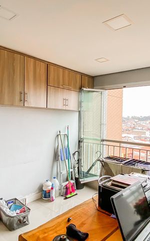 Apartamento para alugar com 58m², 2 quartos e 1 vaga Apartamento para alugar com 58m², 2 quartos e 1 vagaVaranda