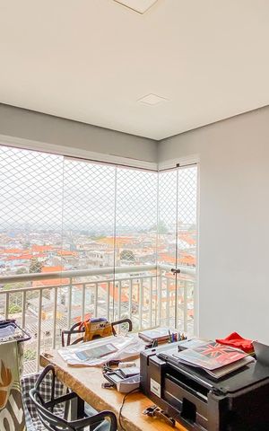 Apartamento para alugar com 58m², 2 quartos e 1 vaga Apartamento para alugar com 58m², 2 quartos e 1 vagaVaranda