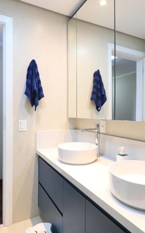 Apartamento à venda com 192m², 3 quartos e 2 vagasBanheiro Social