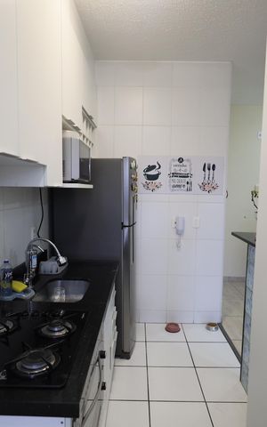 Apartamento para alugar com 47m², 2 quartos e 1 vagaCozinha e Área de Serviço