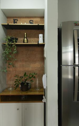Apartamento à venda com 49m², 2 quartos e 1 vaga Apartamento à venda com 49m², 2 quartos e 1 vagaCozinha e Área de Serviço