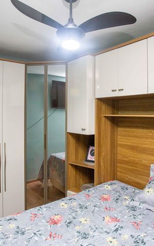 Apartamento à venda com 46m², 2 quartos e sem vagaQuarto 1