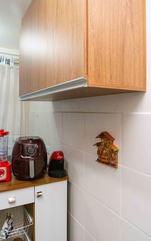 Apartamento à venda com 46m², 2 quartos e sem vagaCozinha