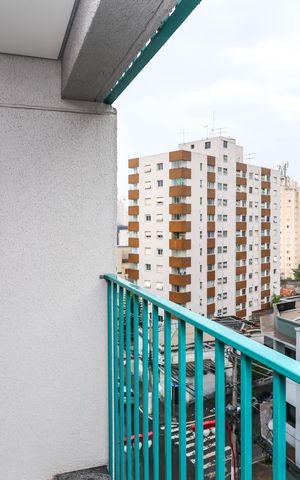 Studio para alugar com 25m², 1 quarto e sem vagaVaranda