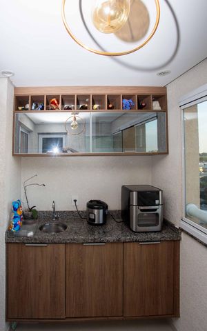 Apartamento à venda com 67m², 3 quartos e 1 vagaVaranda gourmet