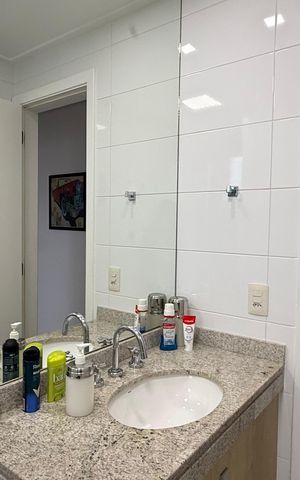 Apartamento para alugar com 100m², 3 quartos e 2 vagas Apartamento para alugar com 100m², 3 quartos e 2 vagasBanheiro Social