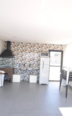 Apartamento à venda com 45m², 2 quartos e 1 vagaÁrea comum - Churrasqueira