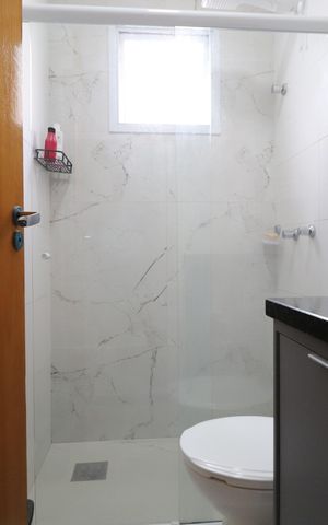Casa para alugar com 150m², 2 quartos e 2 vagasBanheiro Social