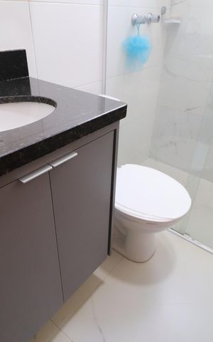 Casa para alugar com 150m², 2 quartos e 2 vagasBanheiro do Quarto 2