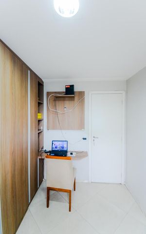 Apartamento para alugar com 83m², 3 quartos e 1 vagaQuarto 1 - Suíte