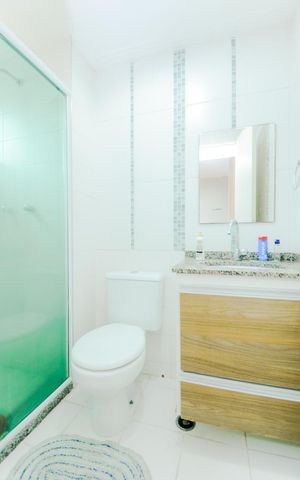Apartamento para alugar com 83m², 3 quartos e 1 vagaBanheiro do Quarto 1