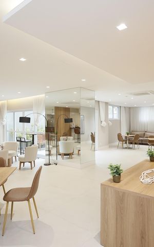 Apartamento para alugar com 28m², 1 quarto e sem vagaÁrea comum - Salão de festas