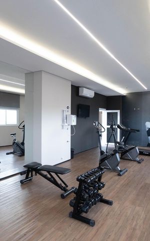 Apartamento para alugar com 28m², 1 quarto e sem vaga Apartamento para alugar com 28m², 1 quarto e sem vagaÁrea comum - Academia
