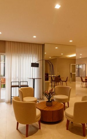 Apartamento para alugar com 28m², 1 quarto e sem vaga Apartamento para alugar com 28m², 1 quarto e sem vagaÁrea comum - Salão de festas