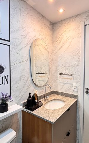 Apartamento para alugar com 25m², 1 quarto e sem vaga Apartamento para alugar com 25m², 1 quarto e sem vagaBanheiro