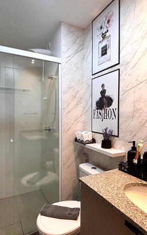 Apartamento para alugar com 25m², 1 quarto e sem vaga Apartamento para alugar com 25m², 1 quarto e sem vagaBanheiro