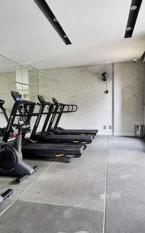 Studio para alugar com 38m², 1 quarto e sem vaga Studio para alugar com 38m², 1 quarto e sem vagaÁrea comum - Academia
