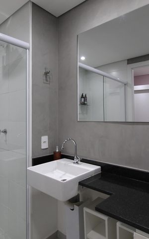 Studio à venda com 26m², 1 quarto e sem vagaBanheiro